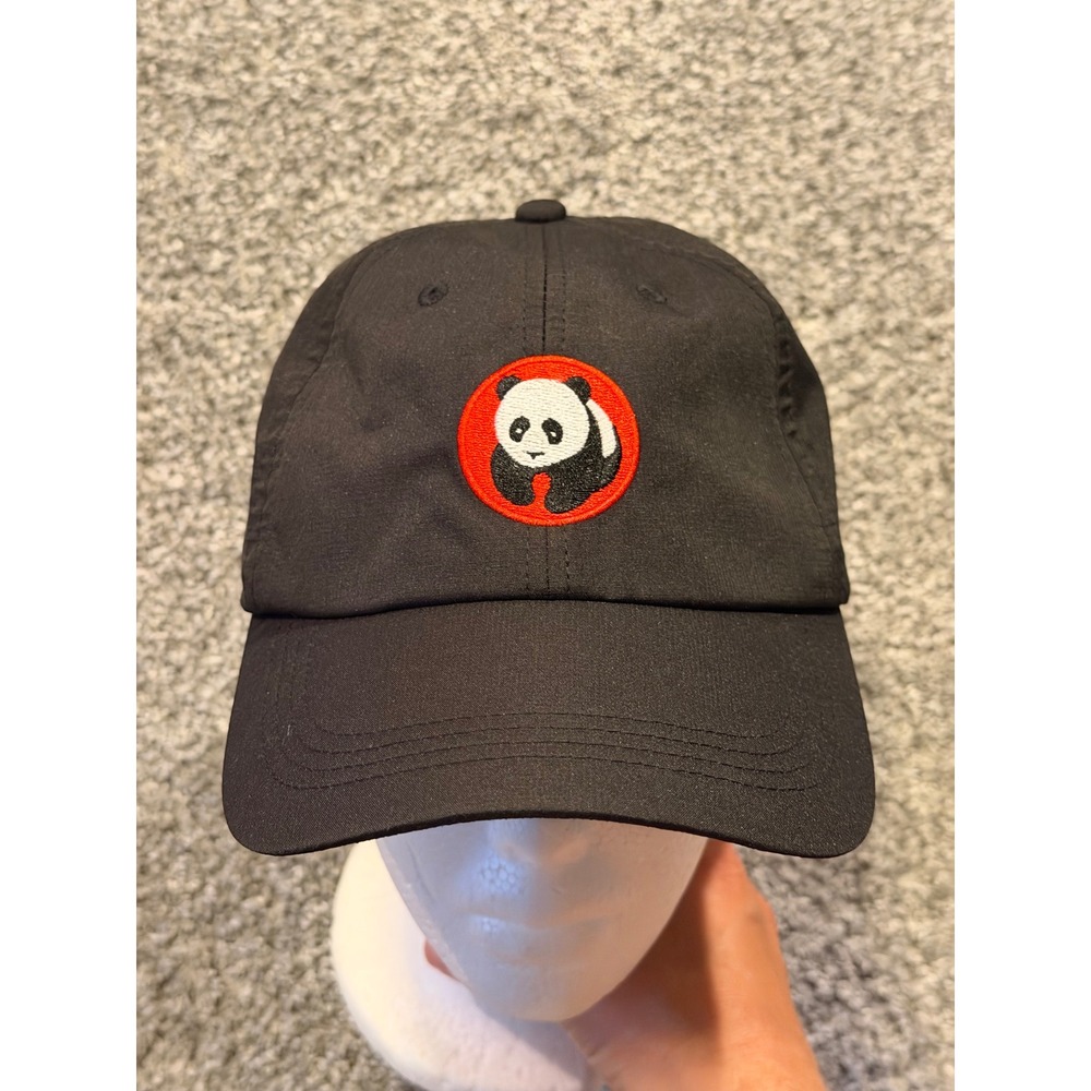 Panda Express Hat Unisex S/M Black Chinese Kitchen Logo Baseball Cap Adjustable
